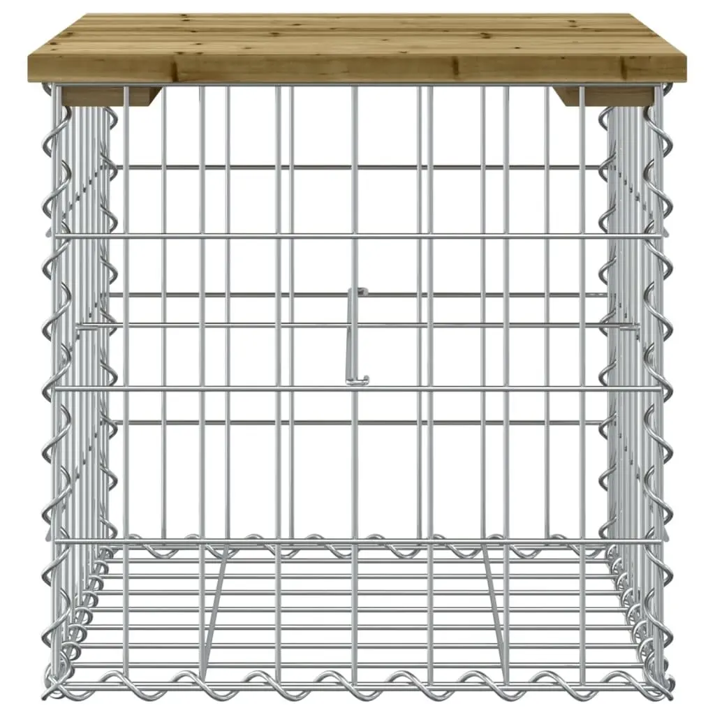Garden Bench with Pinewood Seat and Steel Base
