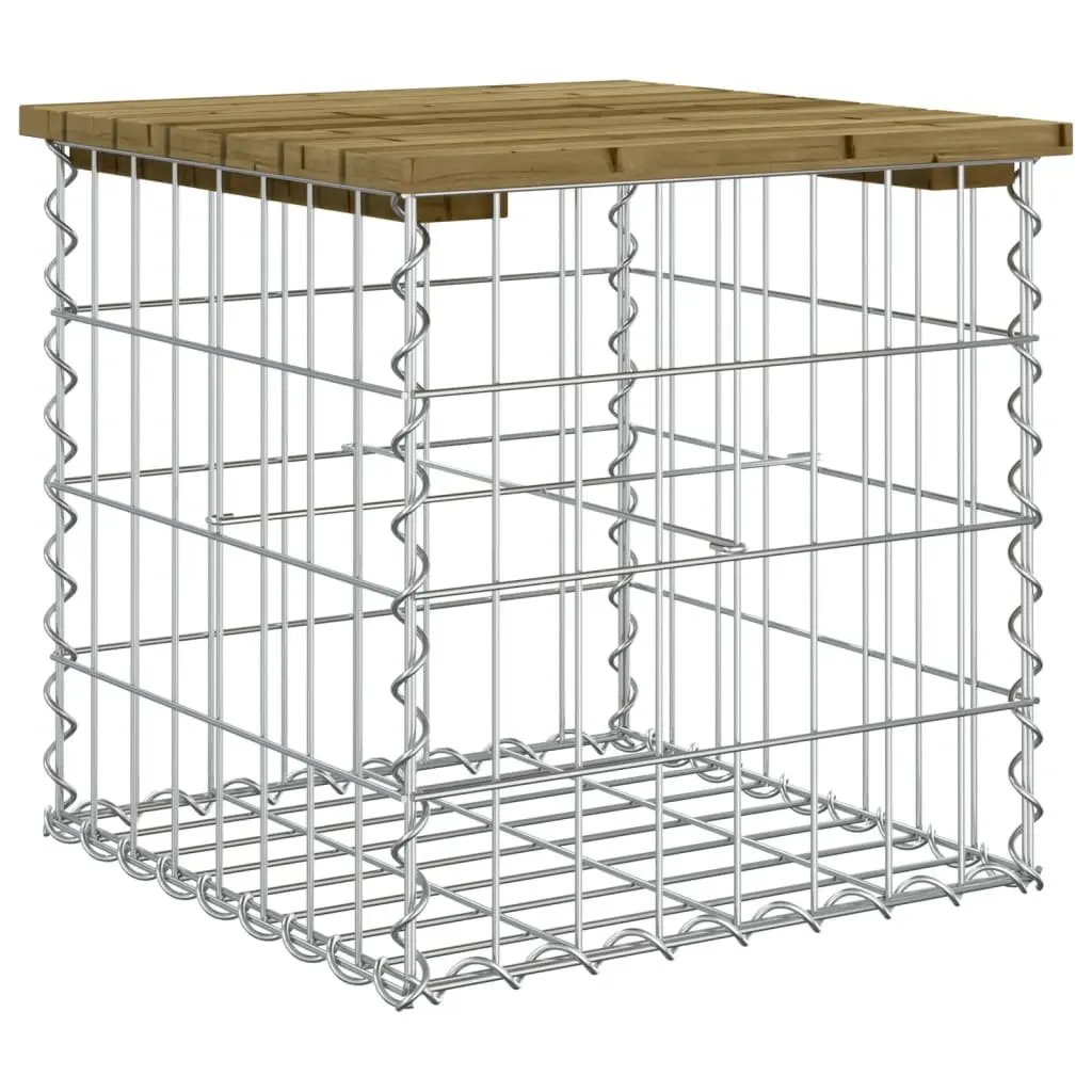 Garden Bench with Pinewood Seat and Steel Base