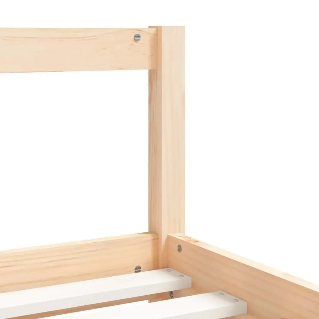Kids Bed Frame with Storage Drawers 90x190 cm Solid Pine Wood Single Bed