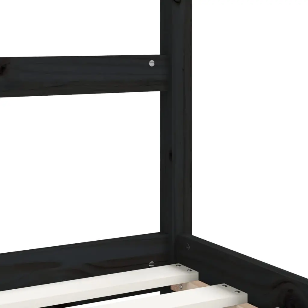 Kids Bed Frame with Storage Drawers 90x190 cm House Design Toddler Wooden Bed