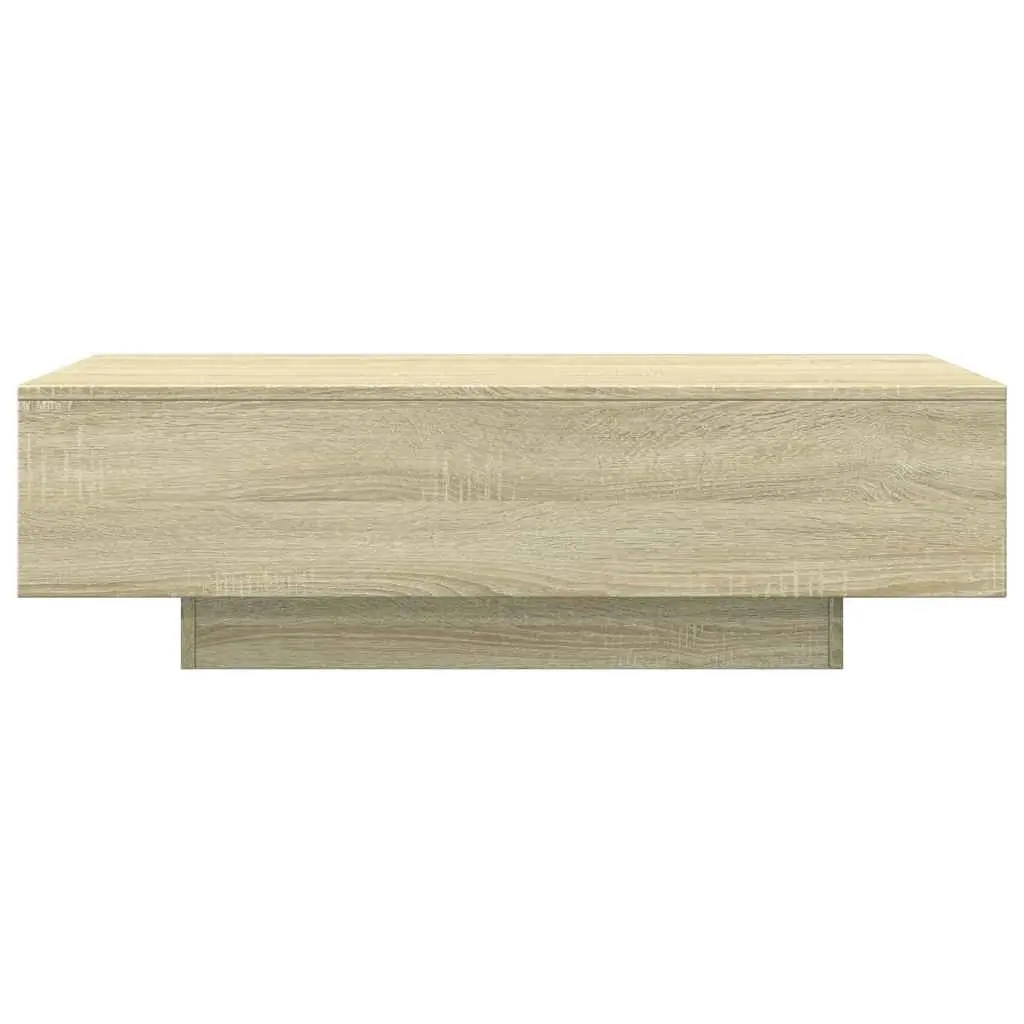 Coffee Table Living Room Use 100x49.5x31 cm Brown Sonoma Oak Engineered Wood