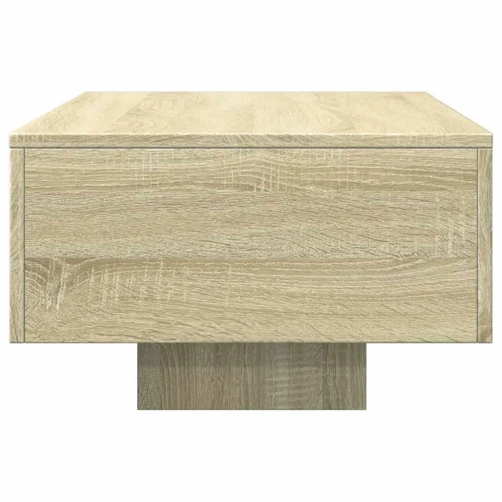 Coffee Table Living Room Use 100x49.5x31 cm Brown Sonoma Oak Engineered Wood