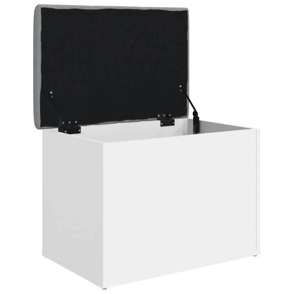 Storage Bench White Seating 62L x 42W x 45H cm