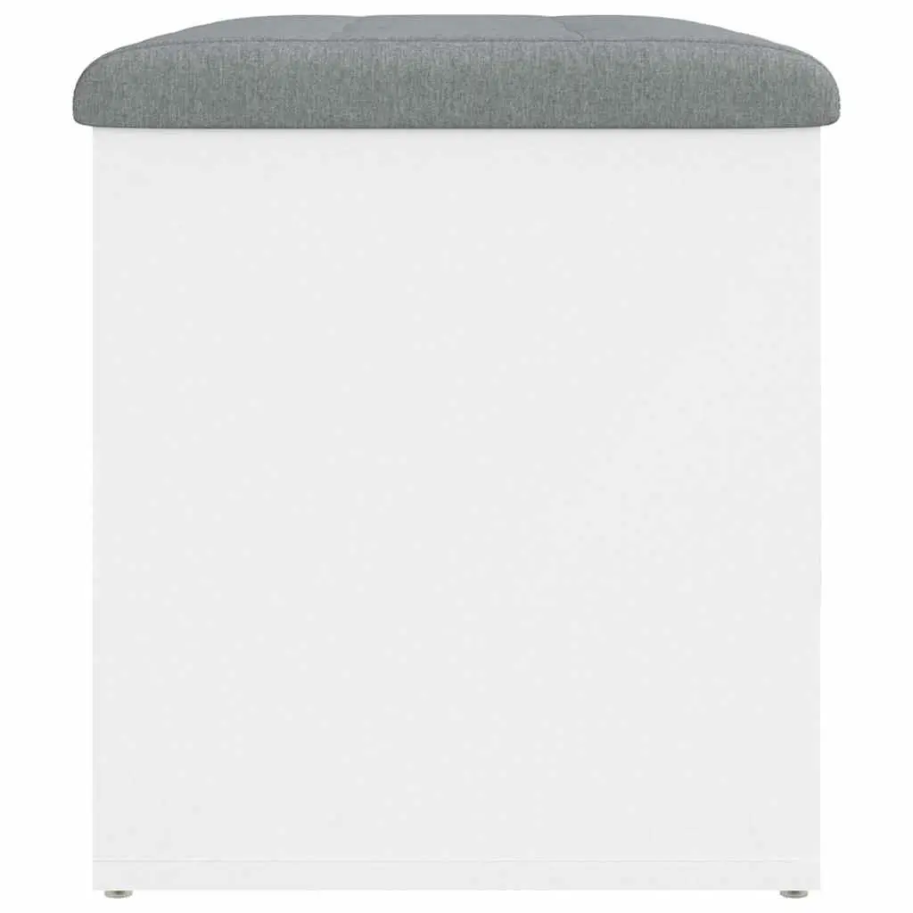 Storage Bench White Seating 62L x 42W x 45H cm