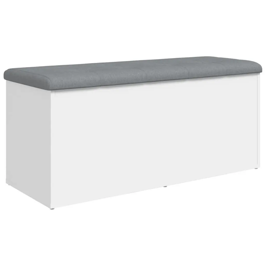 Storage Bench Shoe Organizer 102x42x45 cm White