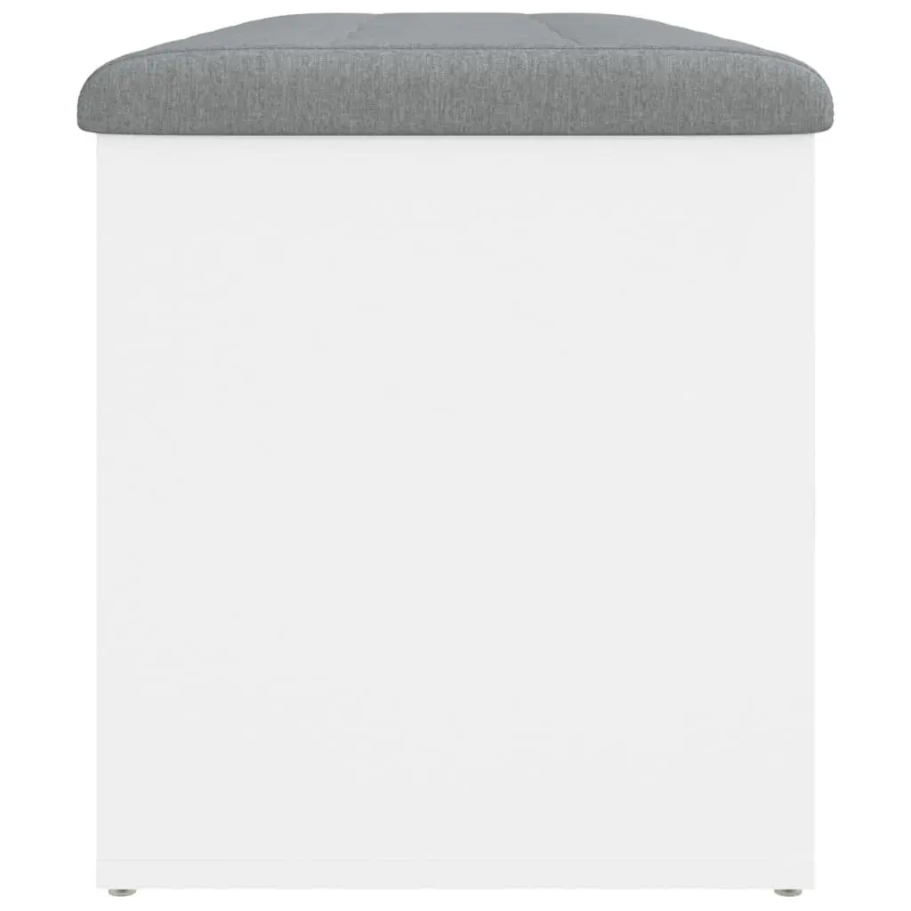 Storage Bench Shoe Organizer 102x42x45 cm White