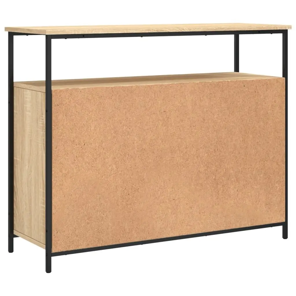 Sideboard Brown Engineered Wood Storage Cabinet Buffet Display Furniture