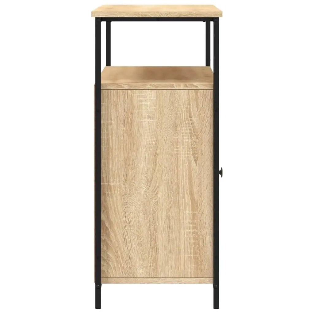 Sideboard Brown Engineered Wood Storage Cabinet Buffet Display Furniture