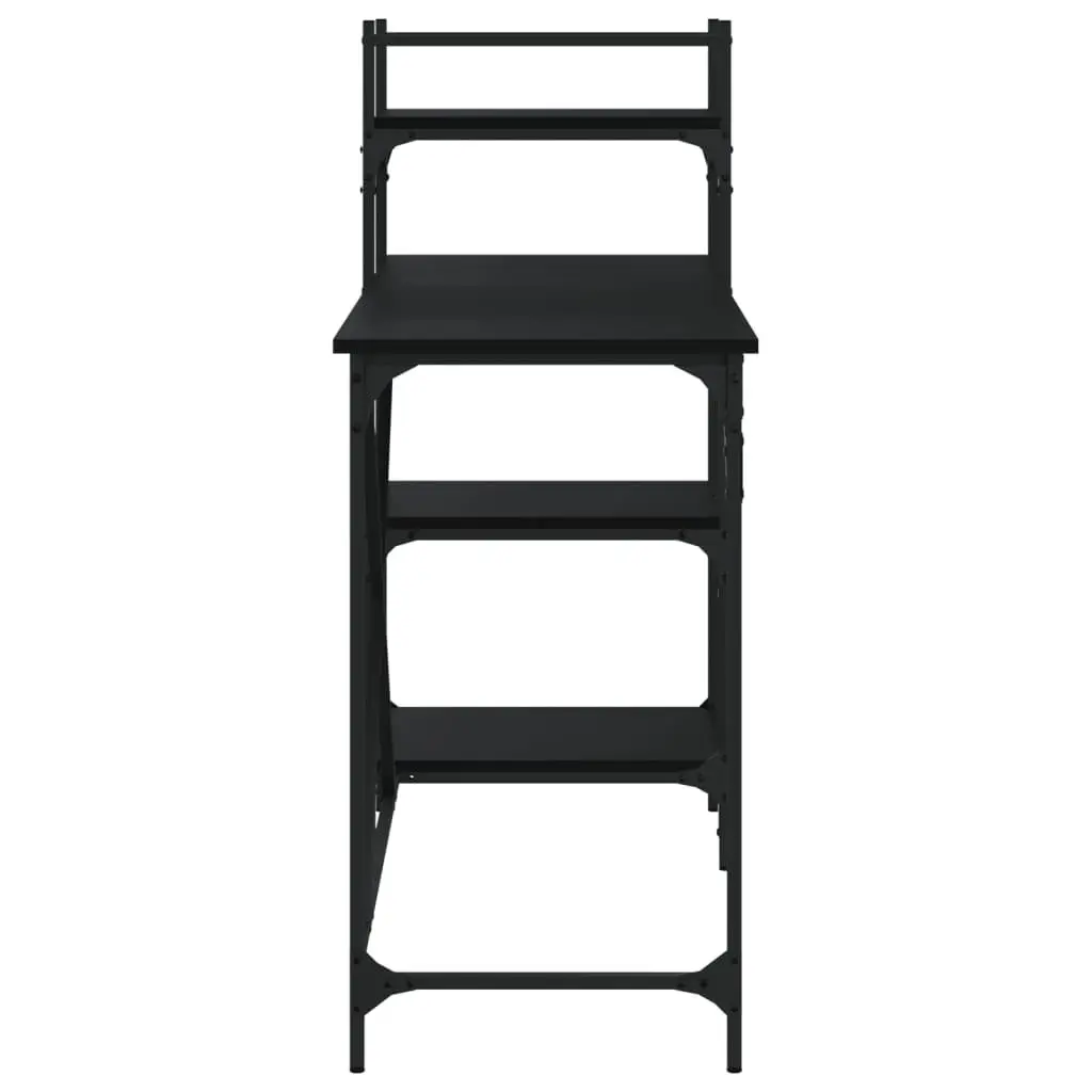 Computer Desk Storage Organiser 120 x 47 x 109 cm Black
