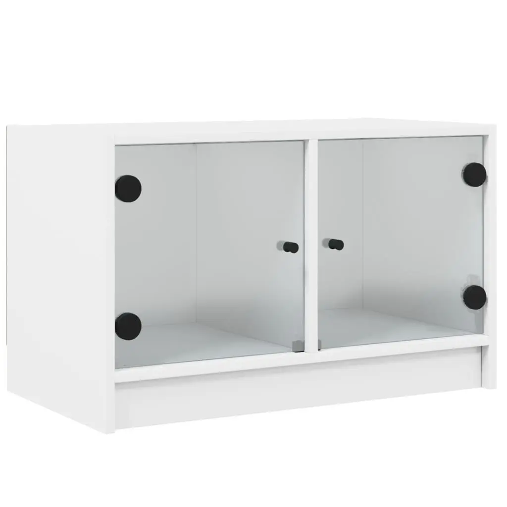 White TV Cabinet with Ample Storage