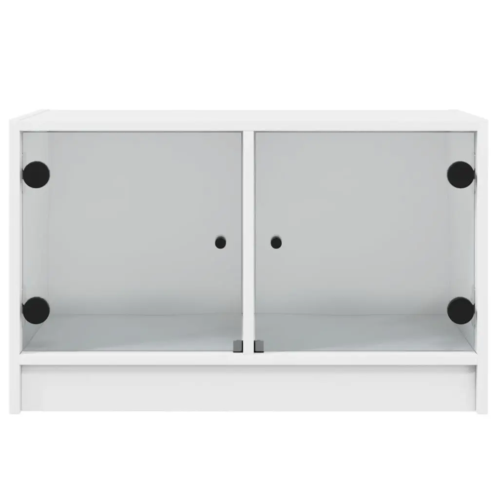 White TV Cabinet with Ample Storage