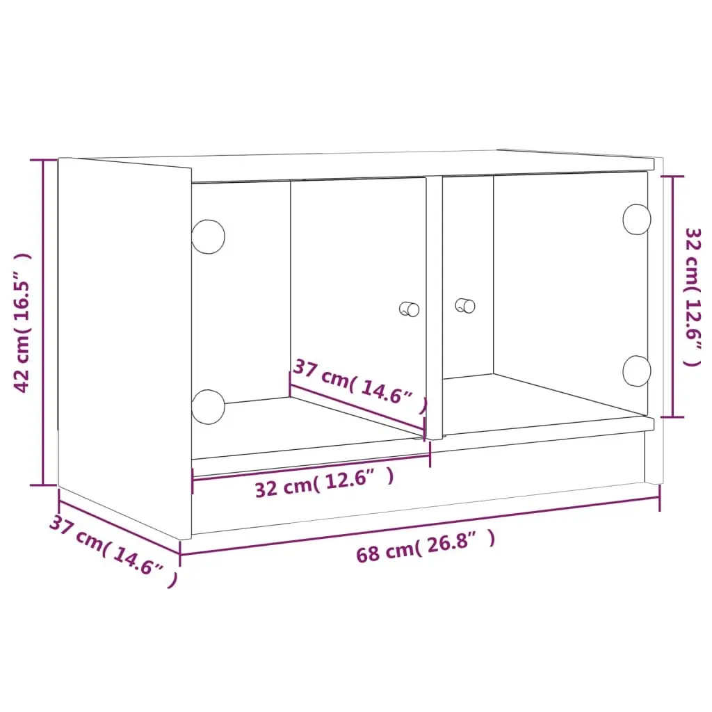White TV Cabinet with Ample Storage