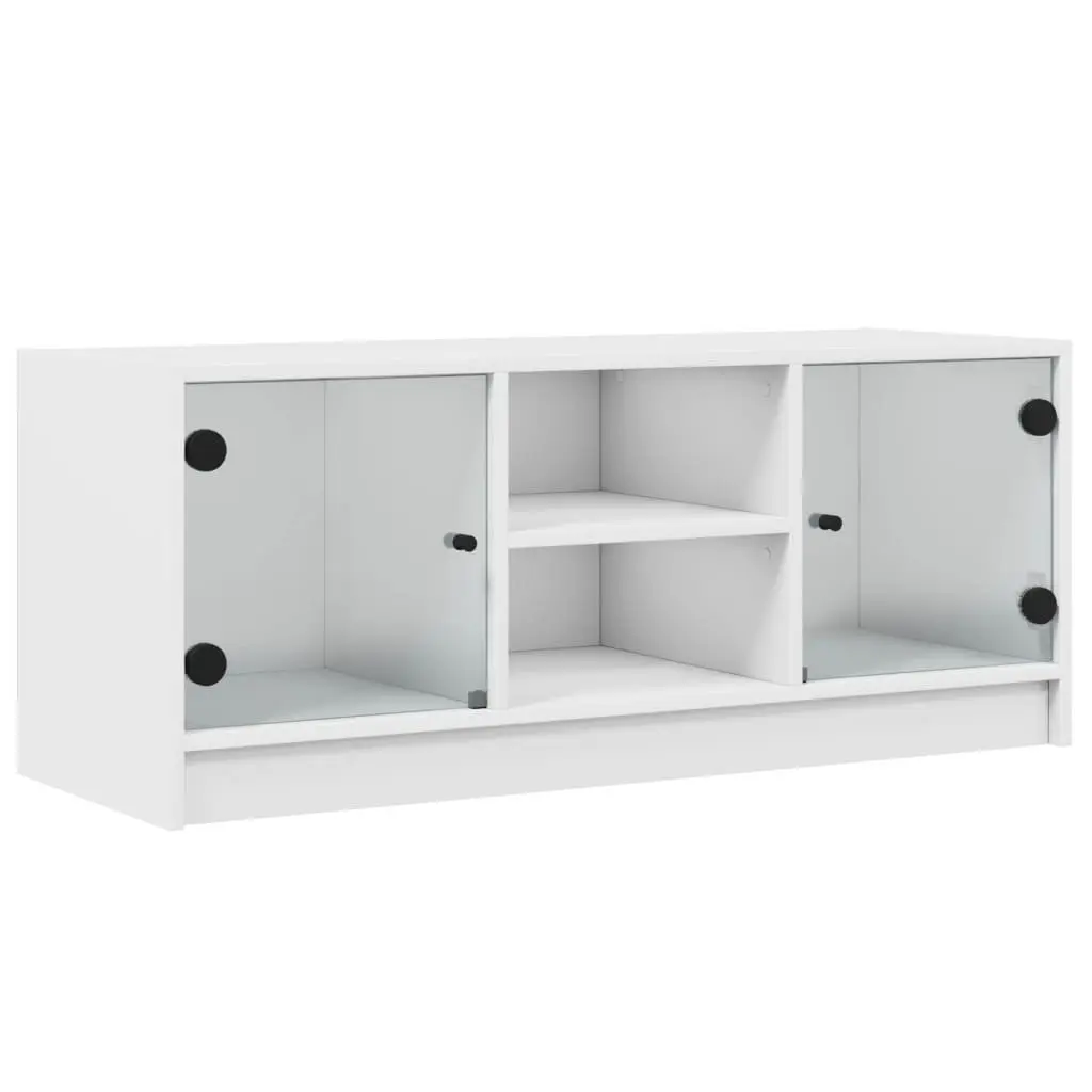 TV Cabinet Media Storage Unit 102x37x42 cm White