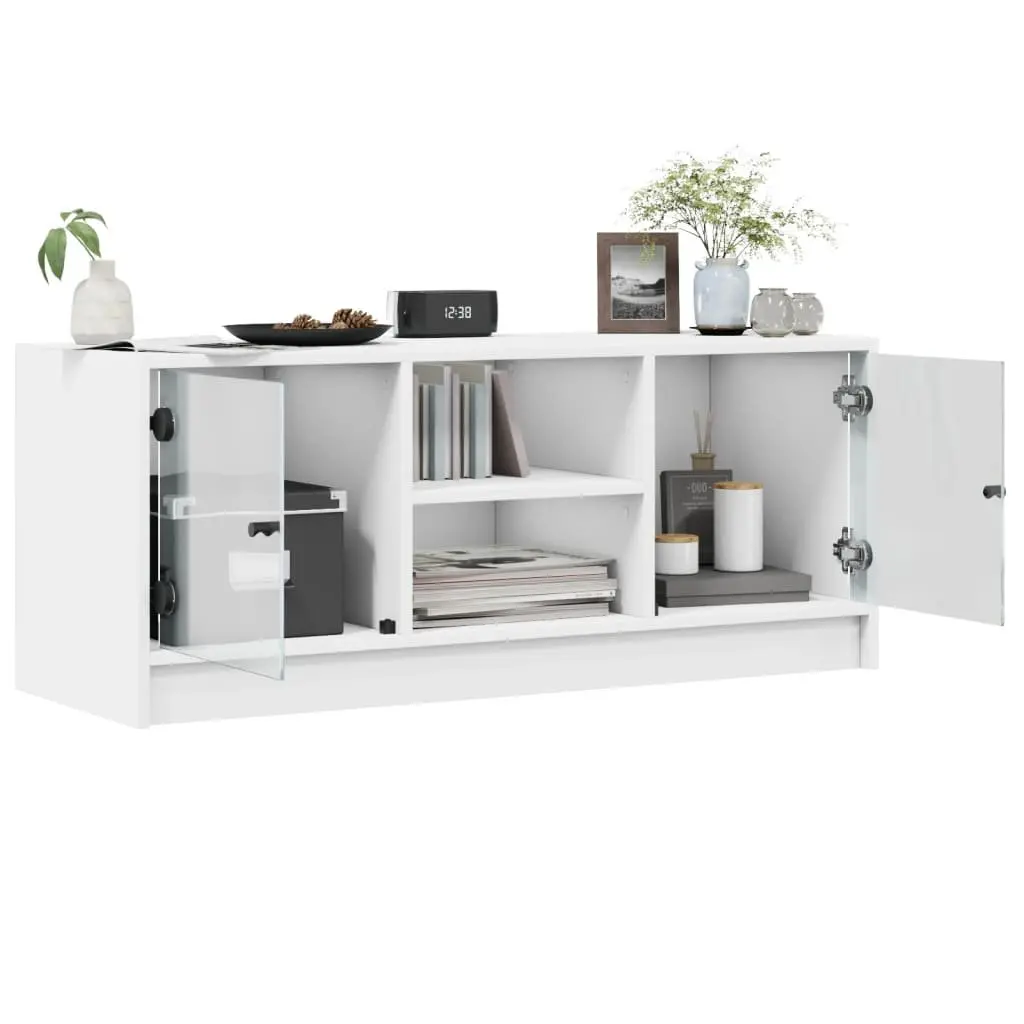 TV Cabinet Media Storage Unit 102x37x42 cm White