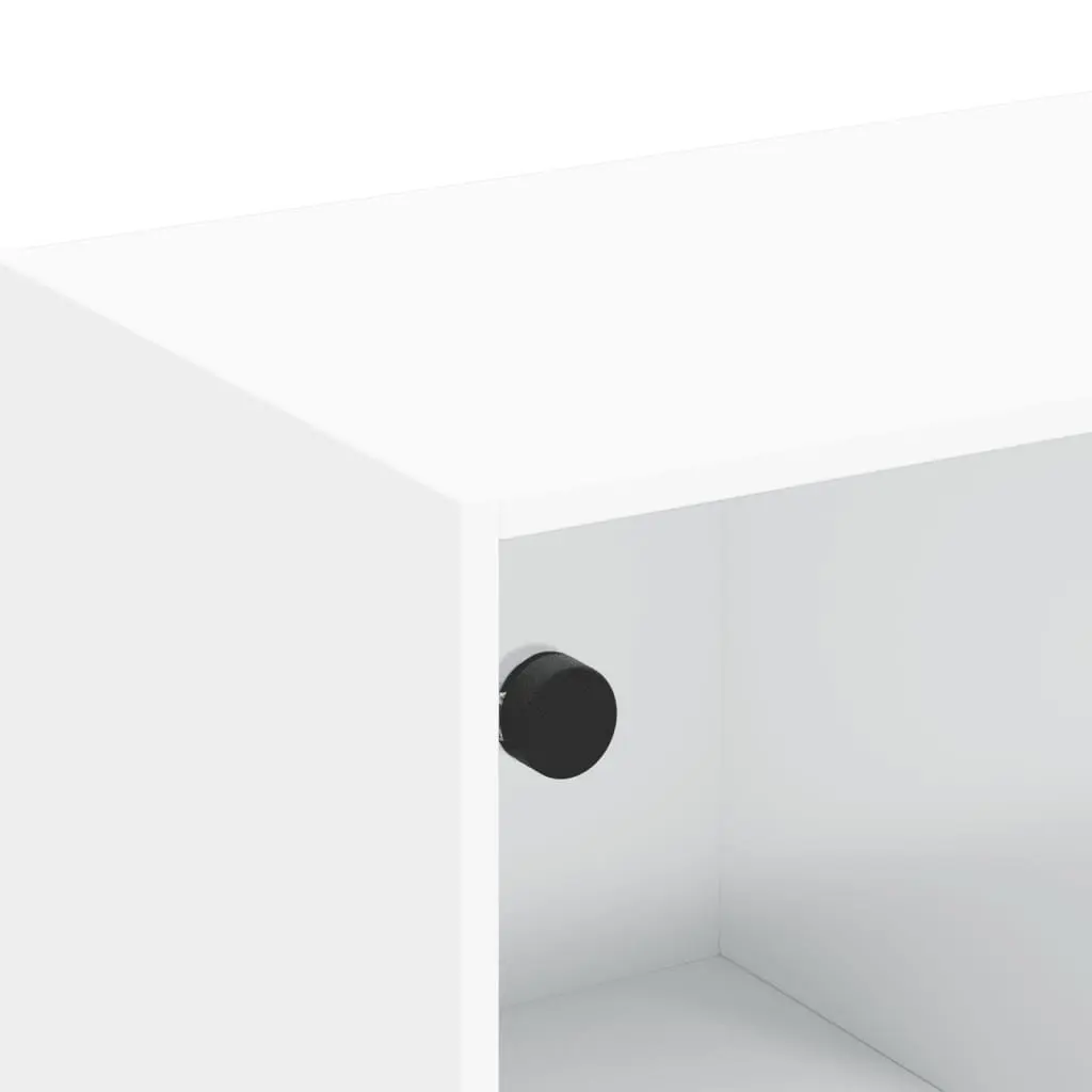 White TV Cabinet with Ample Storage Space