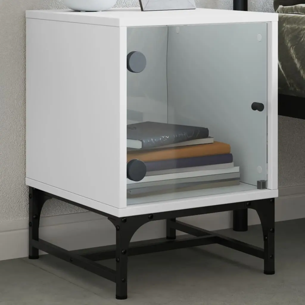 White Bedside Cabinets with Storage and Style