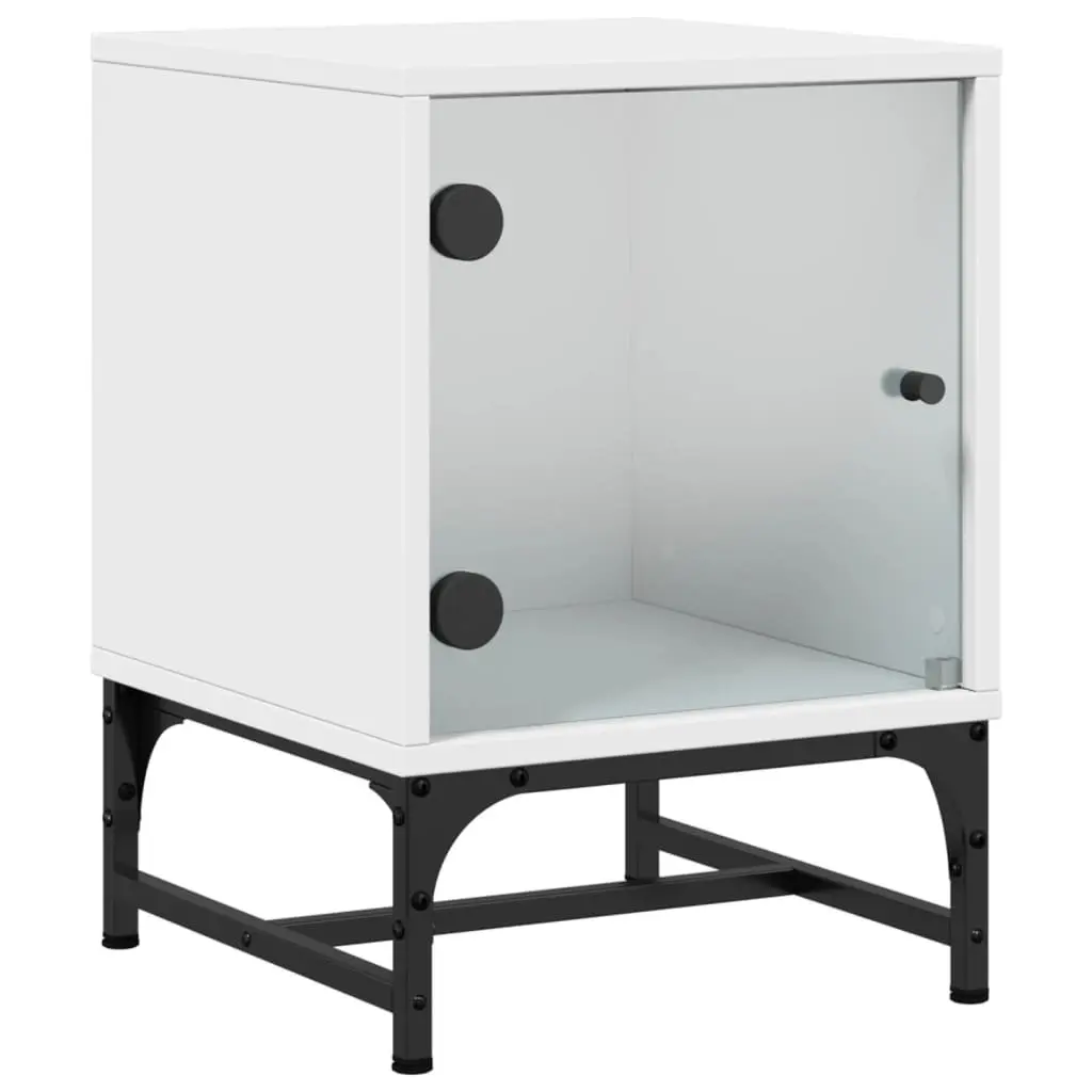 White Bedside Cabinets with Storage and Style
