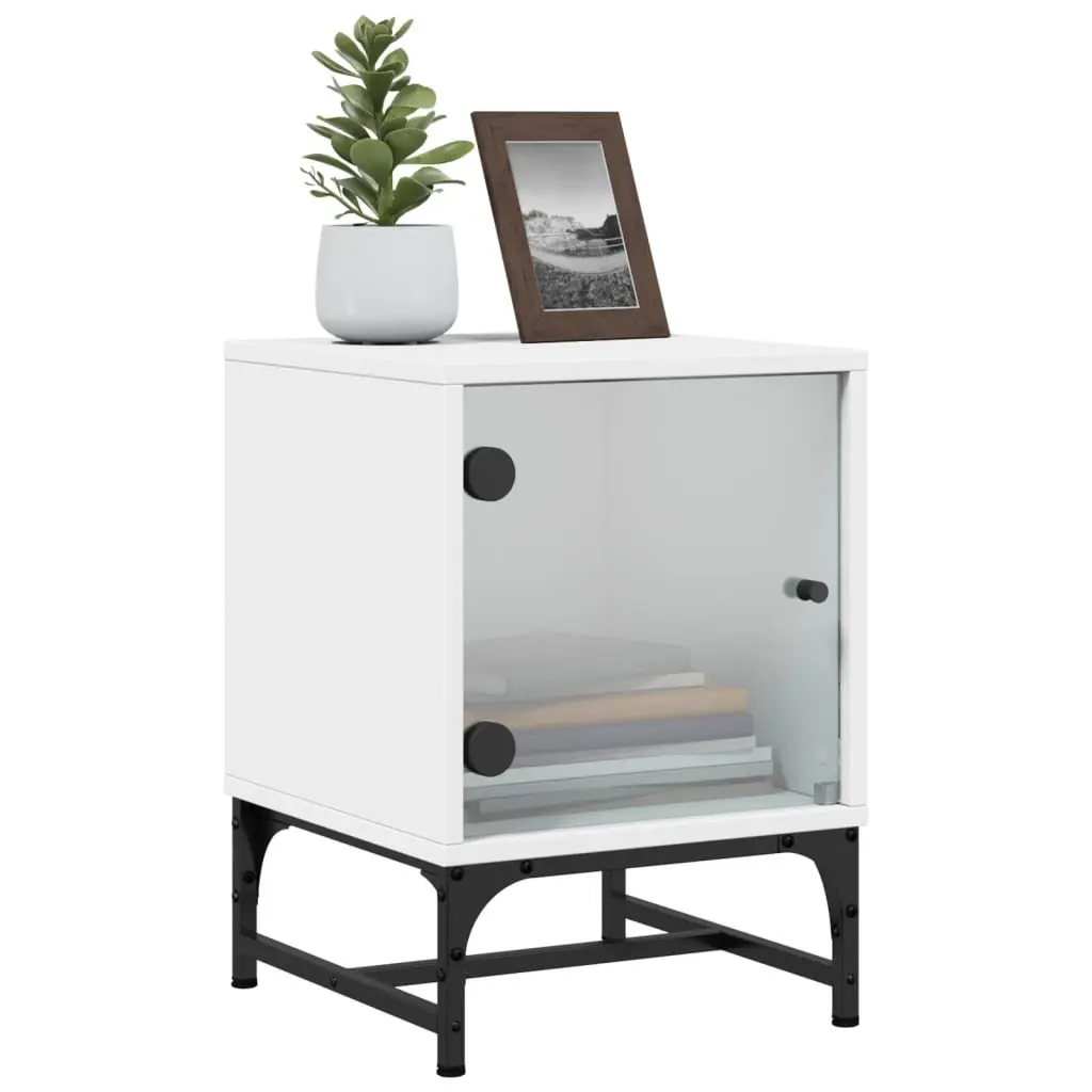 White Bedside Cabinets with Storage and Style