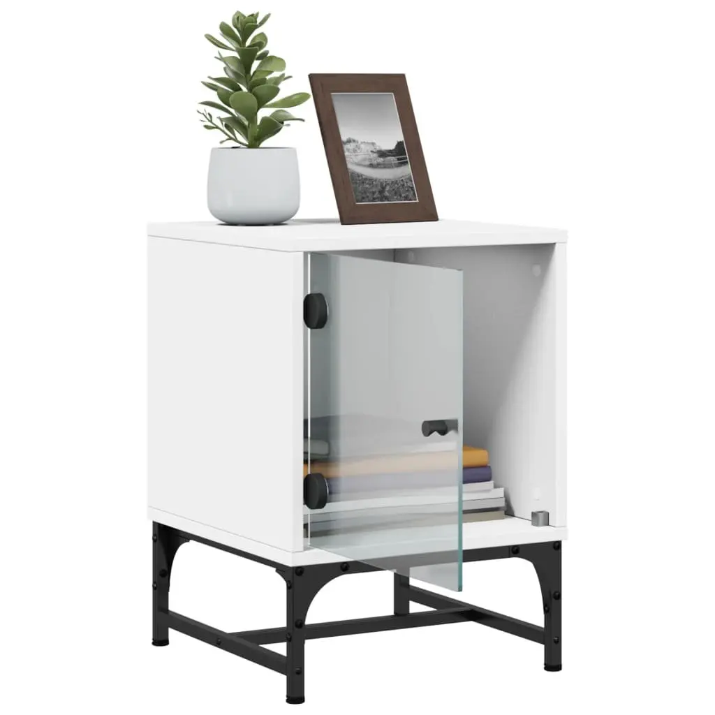 White Bedside Cabinets with Storage and Style
