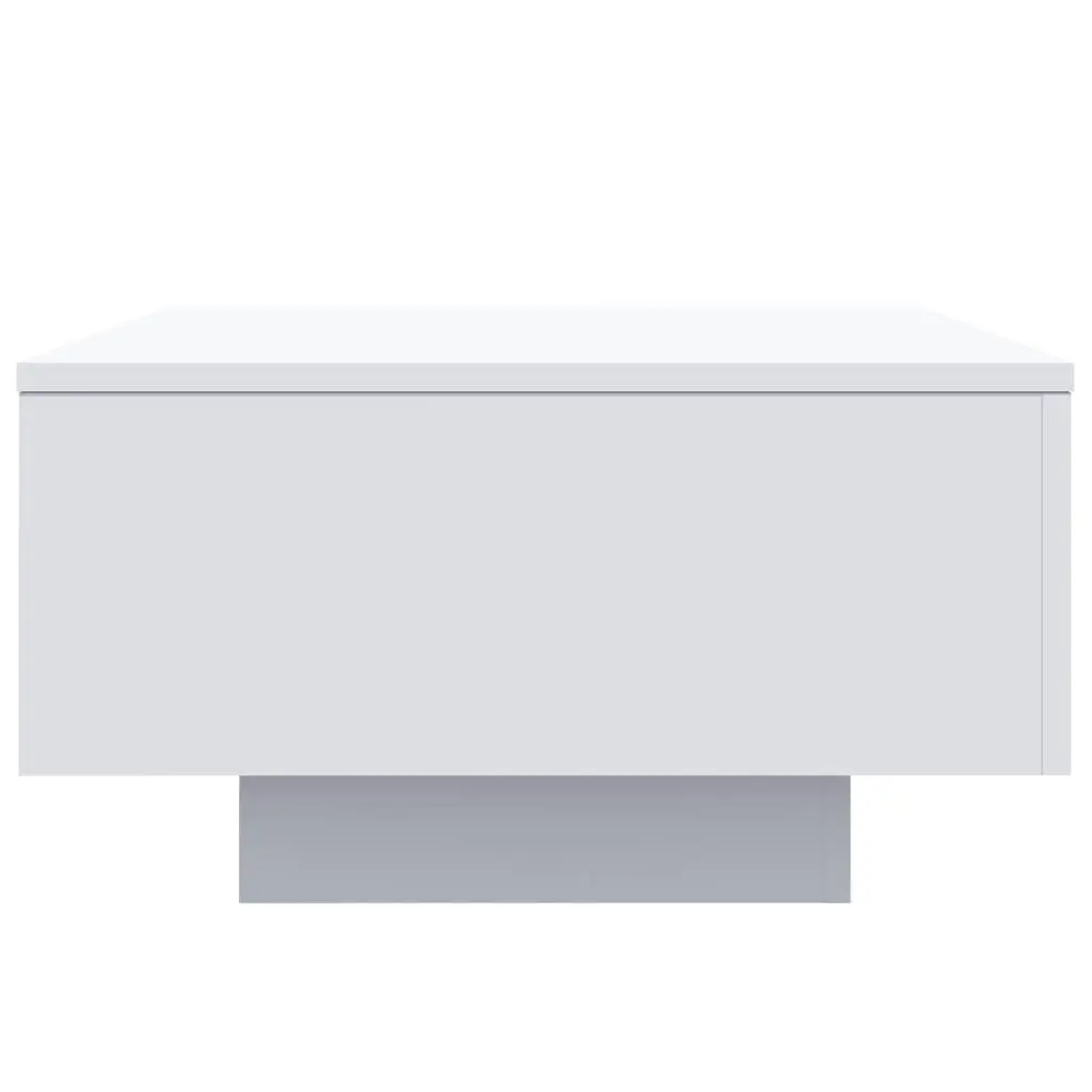 Coffee Table Modern Living Room Accent Side Table 55 x 55 x 31 cm White