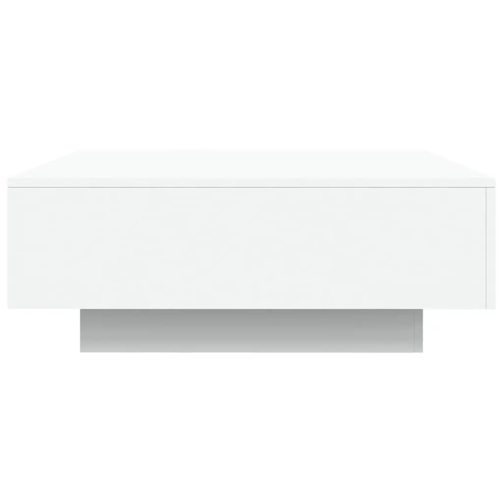 Coffee Table Modern Living Room Accent 80x80x31cm White