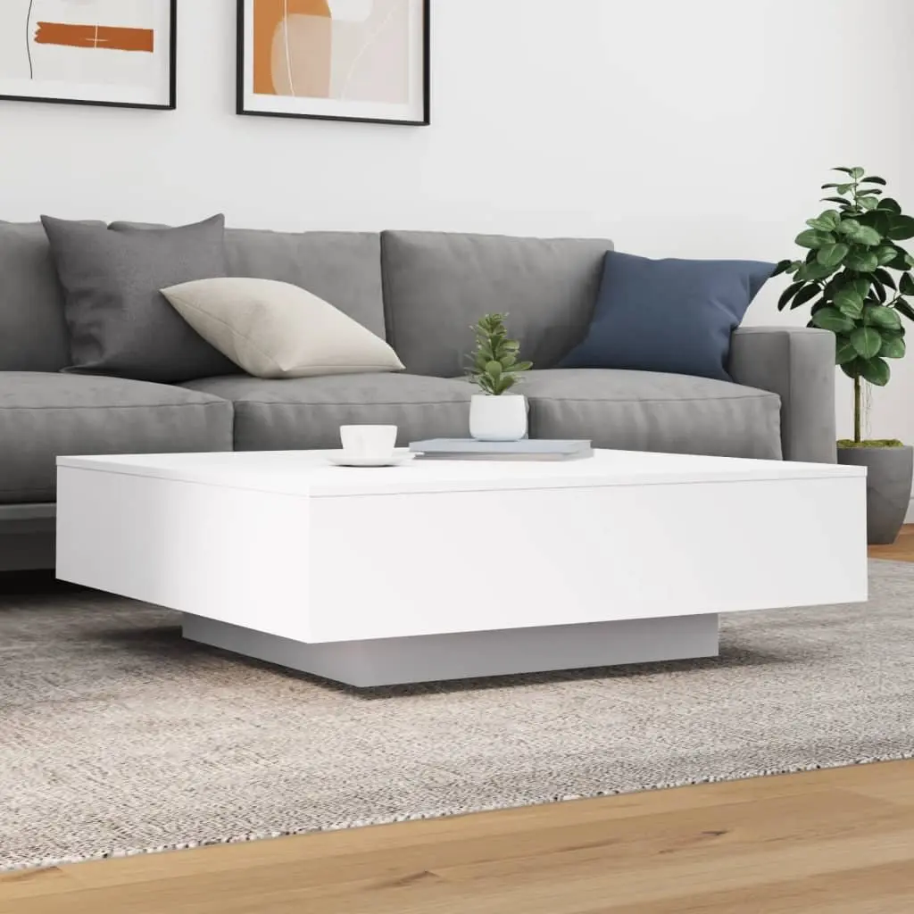 White Coffee Table with Style and Functionality