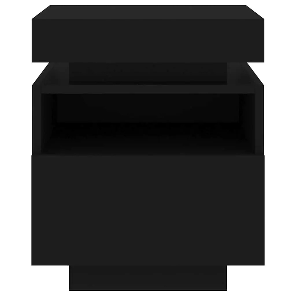 Bedside Cabinets with LED Lights and Storage