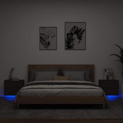 Reliable Wall-mounted Bedside Cabinets with Custom LED Lights
