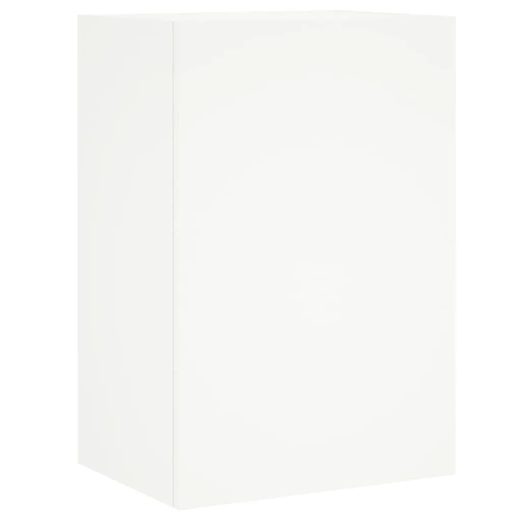 Floating Wall Cabinets in White—2pcs Set