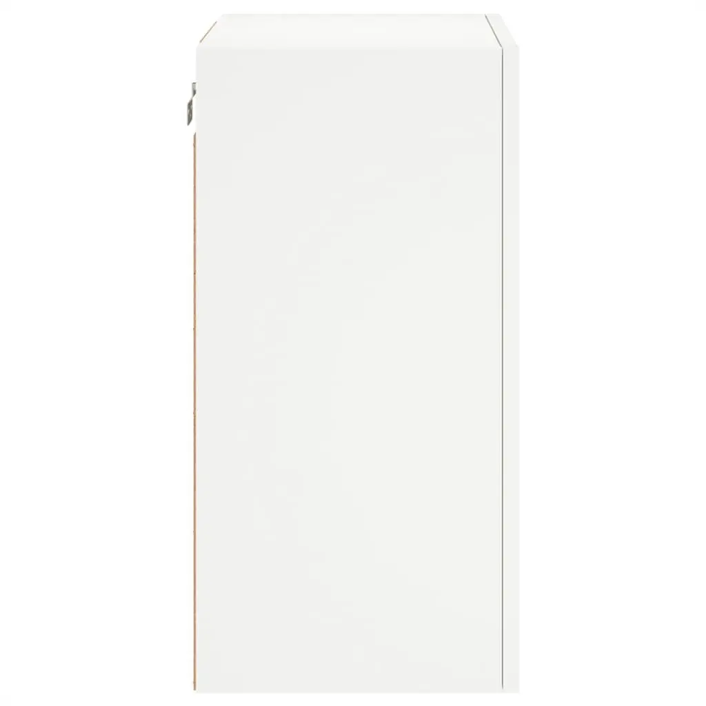 Floating Wall Cabinets in White—2pcs Set