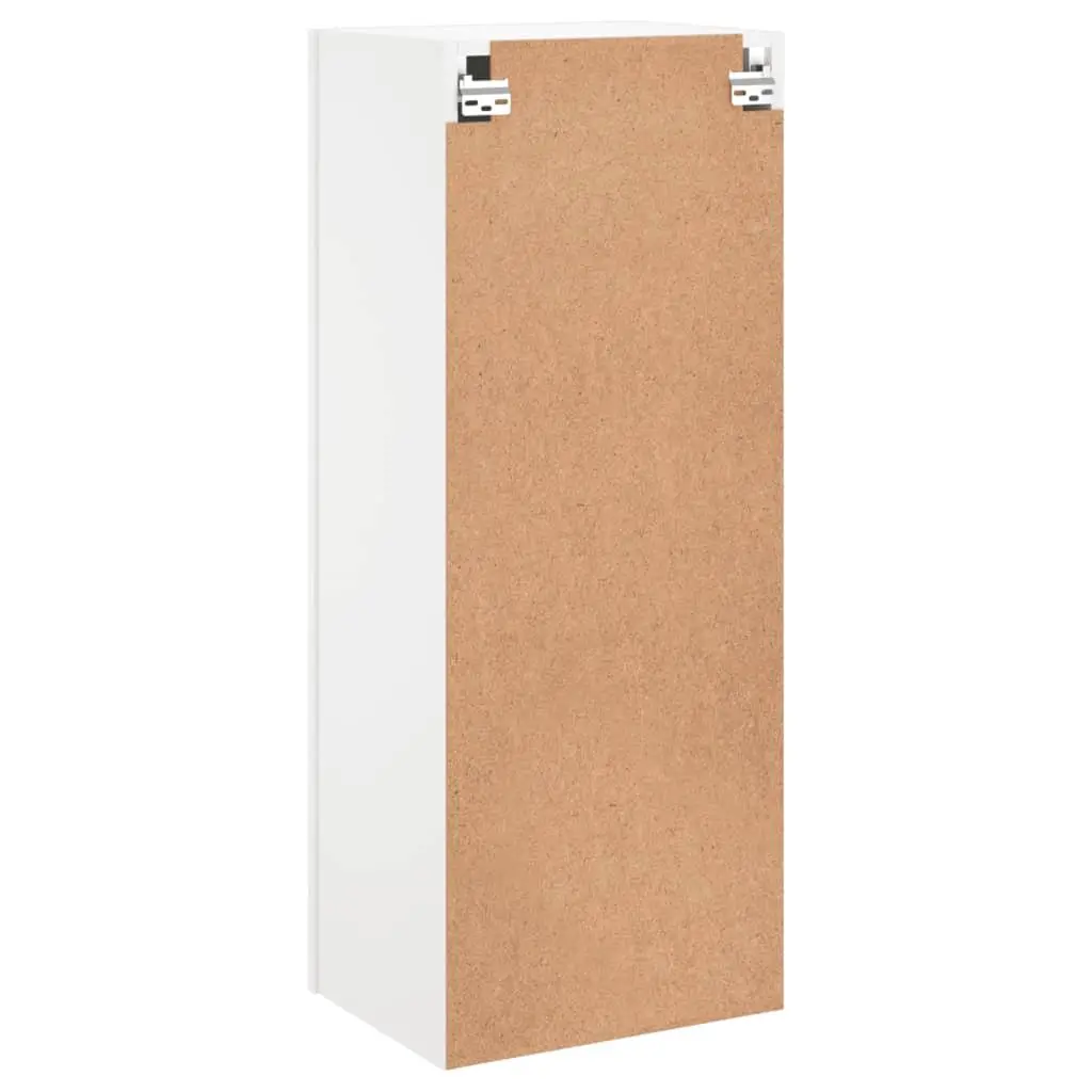 TV Wall Cabinet Storage Organizer Wall-Mounted 40.5 x 30 x 102 cm White