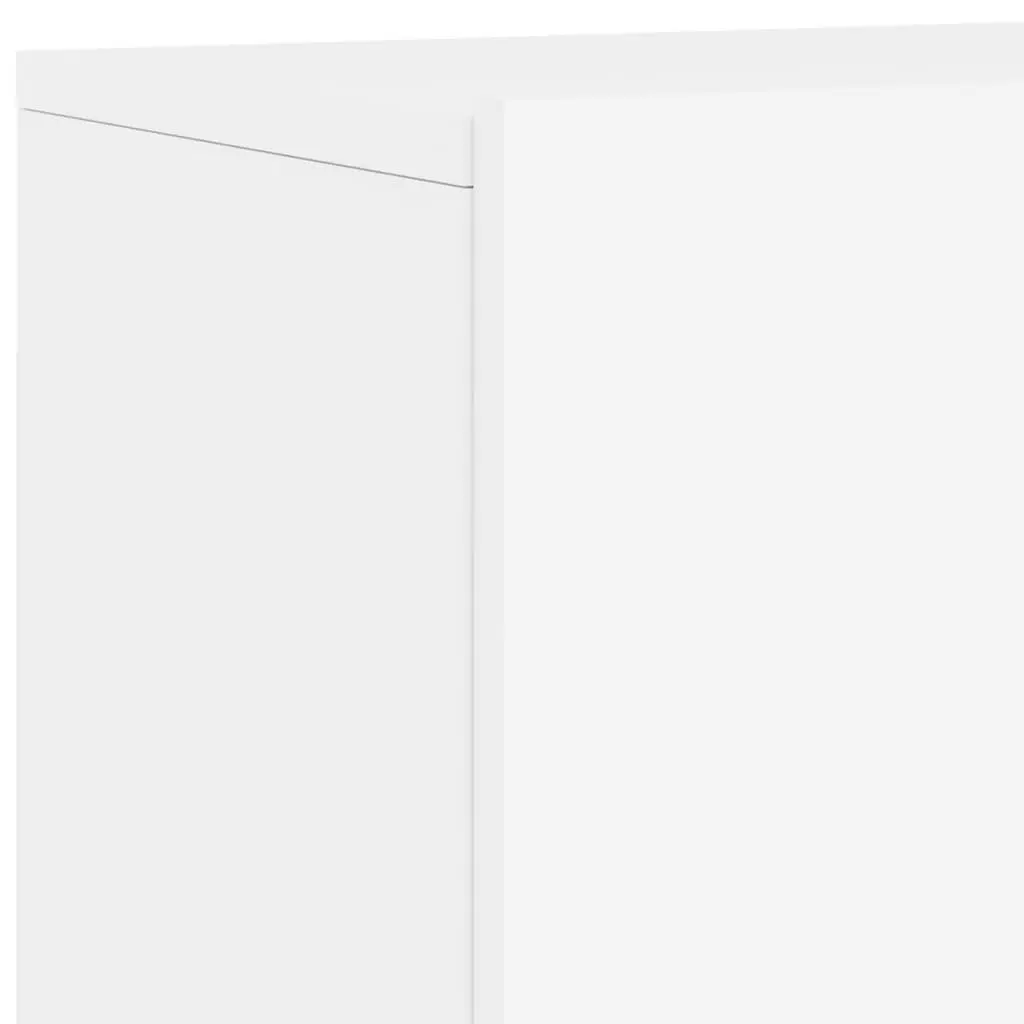 TV Cabinet Wall-mounted White Storage Unit Media Stand Organiser 60x30x41cm