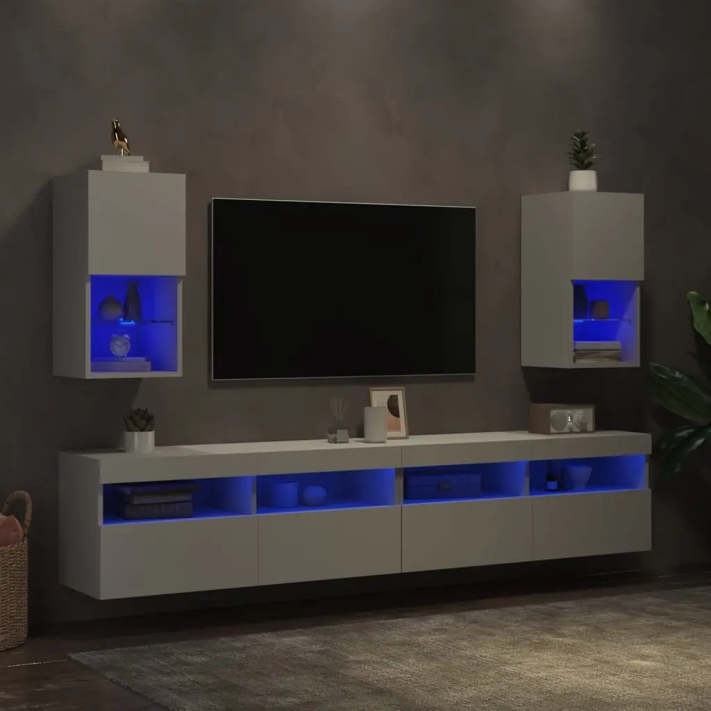 TV Cabinets with LED Lighting for Smart Organization