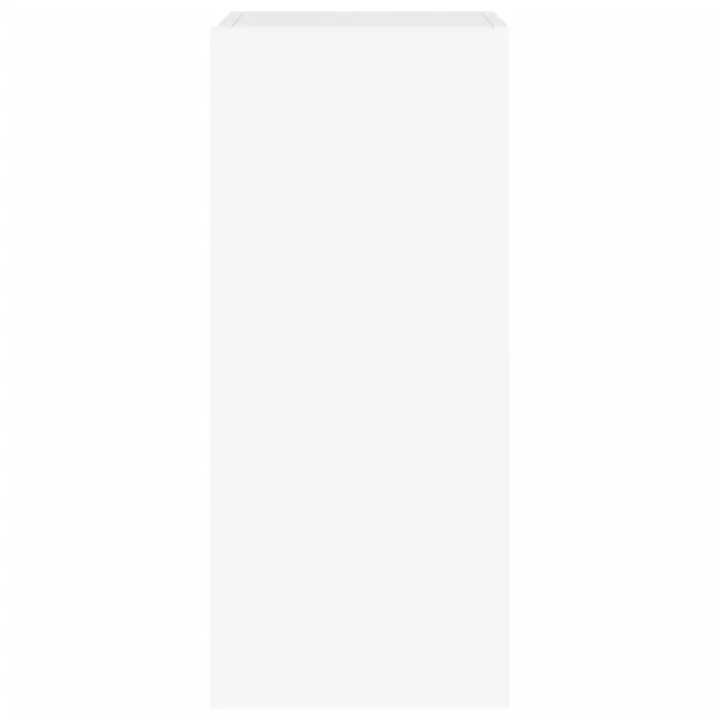 TV Wall Cabinet RGB LED Lights Floating Storage Unit 30.5x35x70cm White