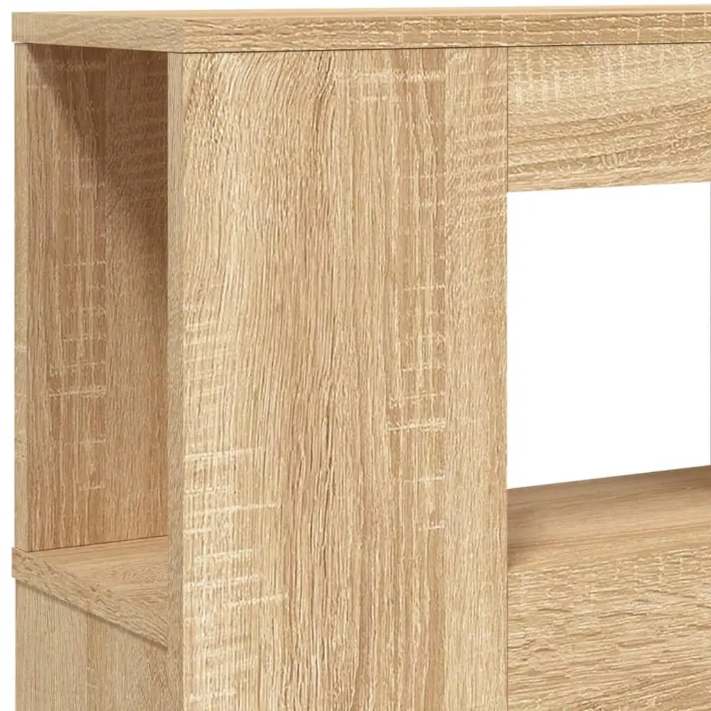 LED Headboard Bedroom Furniture 120cm Engineered Wood Brown