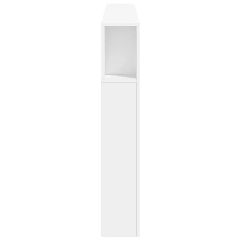 LED Headboard 160cm White Engineered Wood Modern Bedroom Furniture Stylish