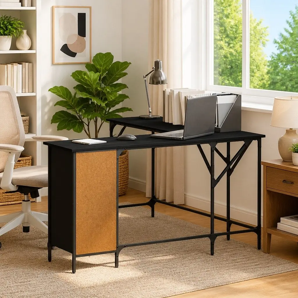 L-Shaped Office Desk for Comfort and Functionality