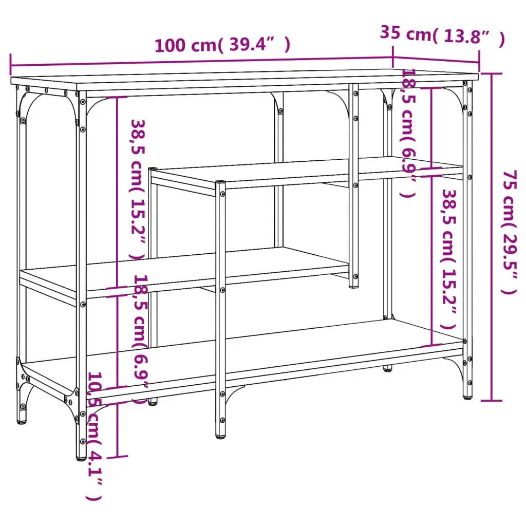 Console Table with Ample Storage Space