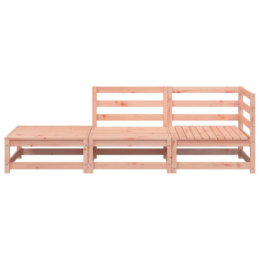 2-Seater Outdoor Garden Sofa with Footstool