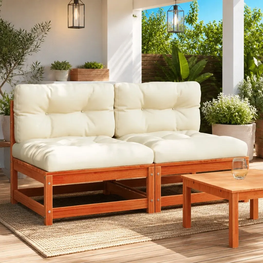 Armless Garden Sofa Set