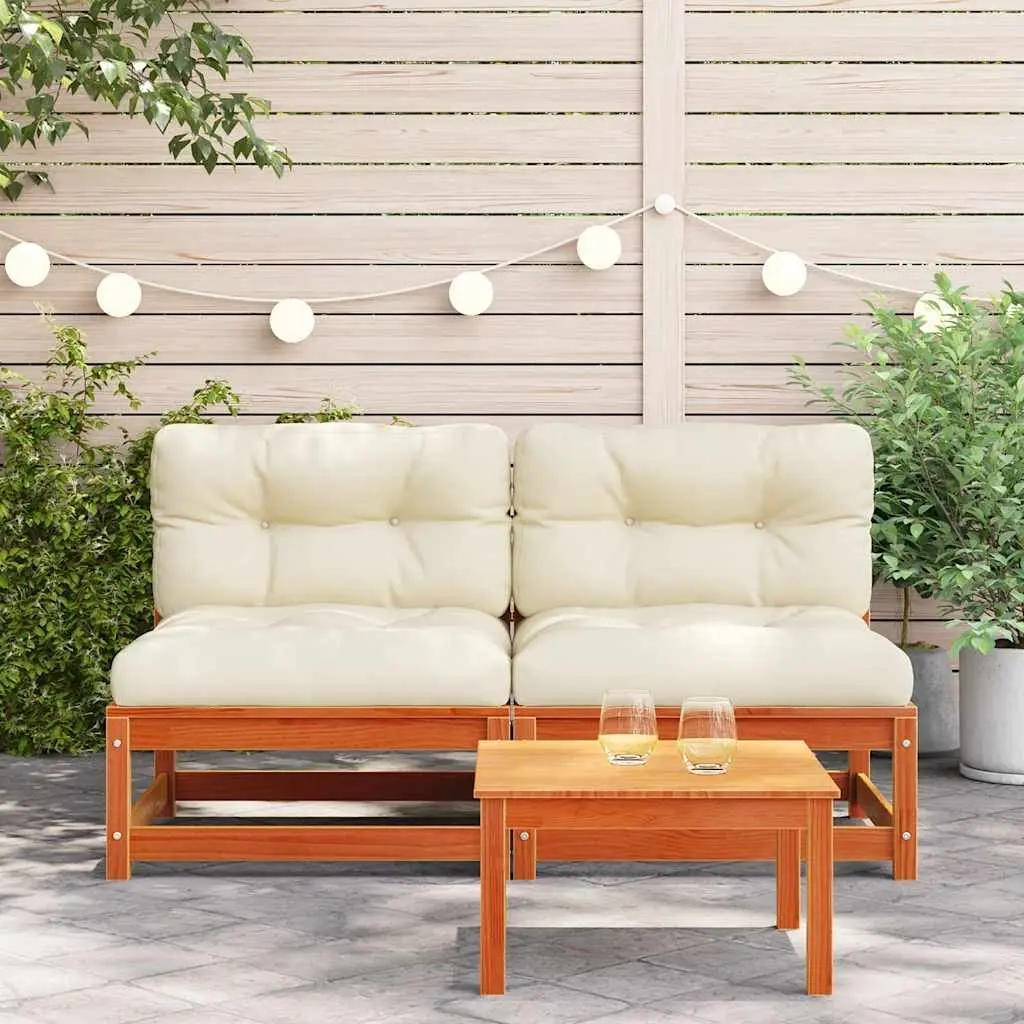 Armless Garden Sofa Set