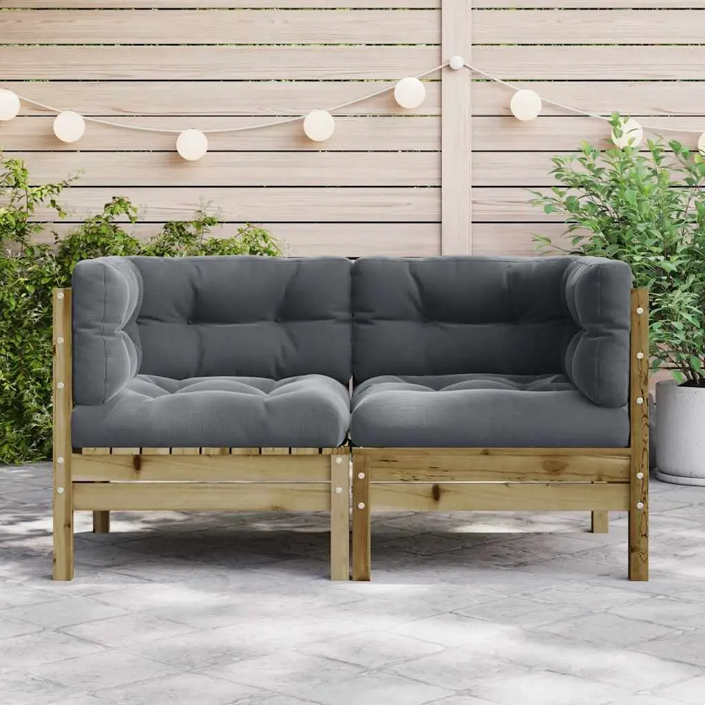 Outdoor Sectional Sofa with Cushions