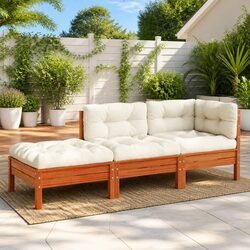 Cozy and Reliable 3-Seater Garden Sofa Set
