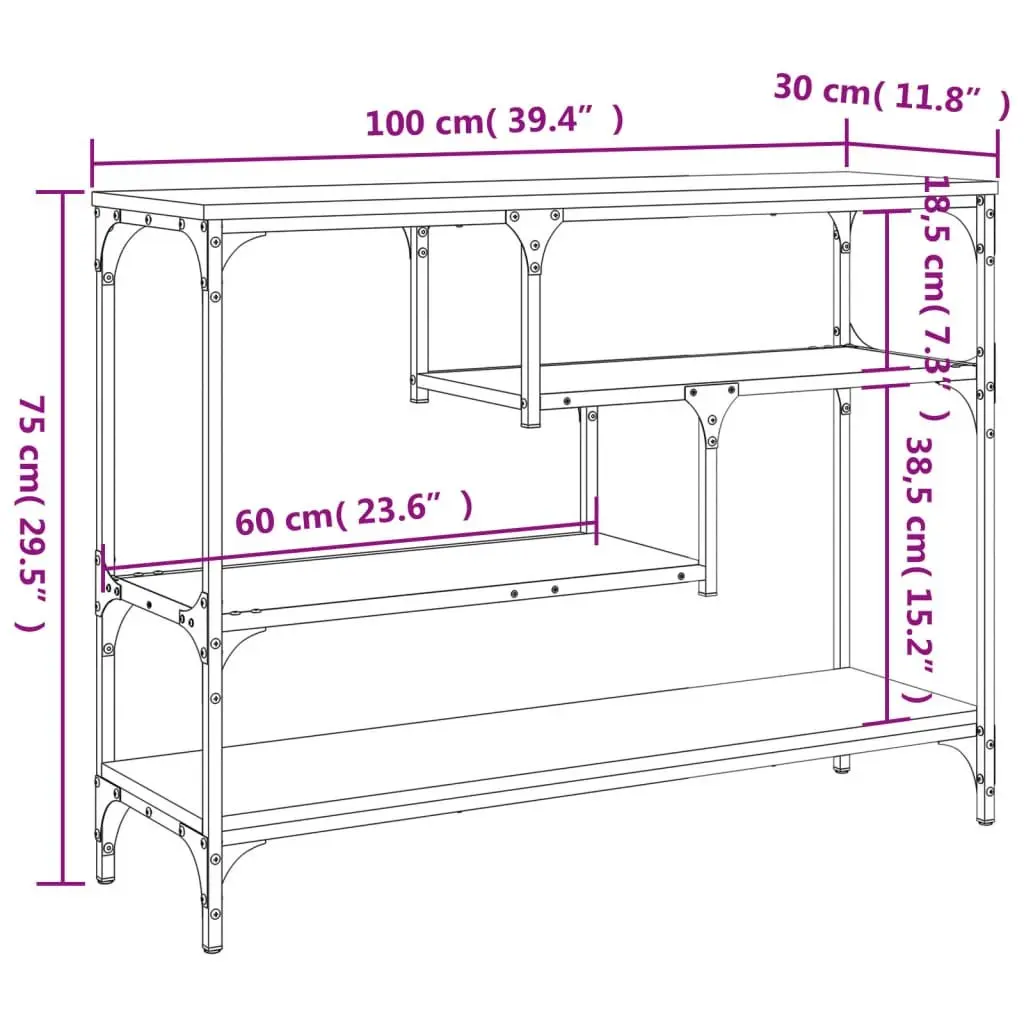 Console Table with Storage for Home Use