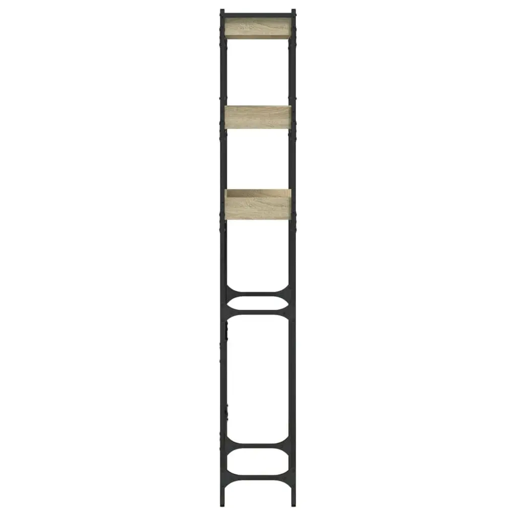 Washing Machine Shelf 3-Tier Storage Organiser Sonoma Oak Laundry Room