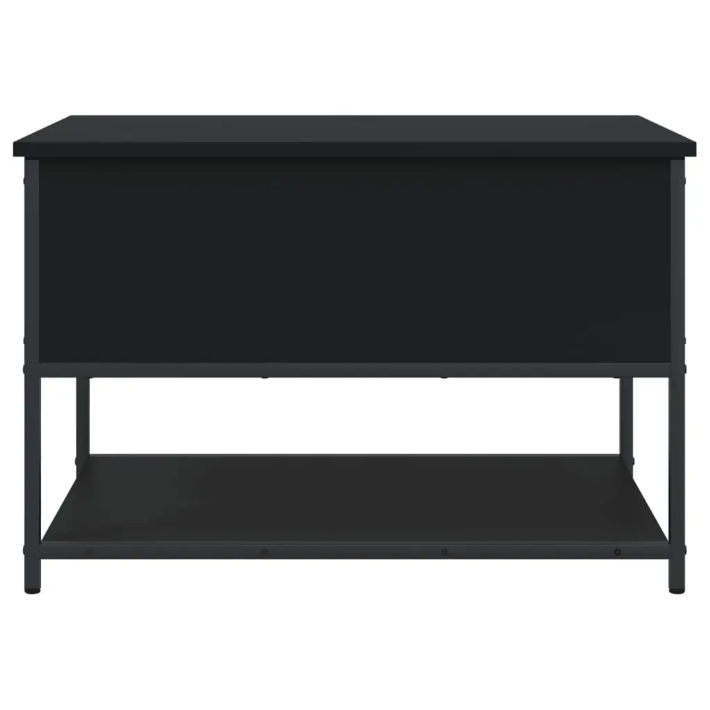 Storage Bench Black 70x42.5x47cm Hallway Shoe Bench Entryway Seating Organiser