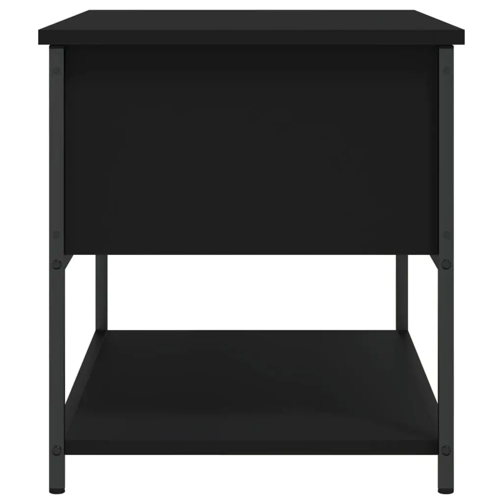 Storage Bench Black 70x42.5x47cm Hallway Shoe Bench Entryway Seating Organiser