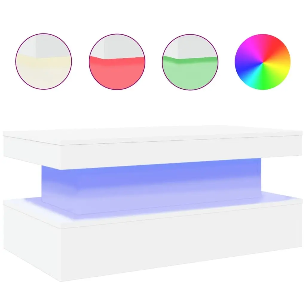 RGB LED Coffee Table for Comfort and Style