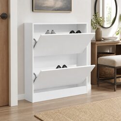 Reliable White Shoe Cabinet with Practical Features and Great Value
