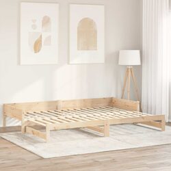 Warm and Reliable 32 pcs Natural Pine Wood Bed Slats